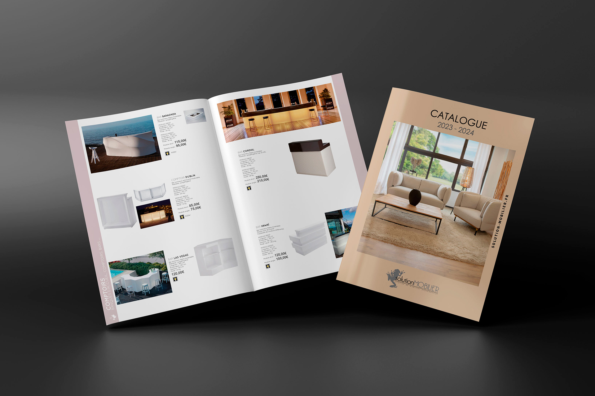 Graphiste Print à Toulouse Création catalogue produits Entreprise JB Studio Graphique Jean-Brummel NGUYEN